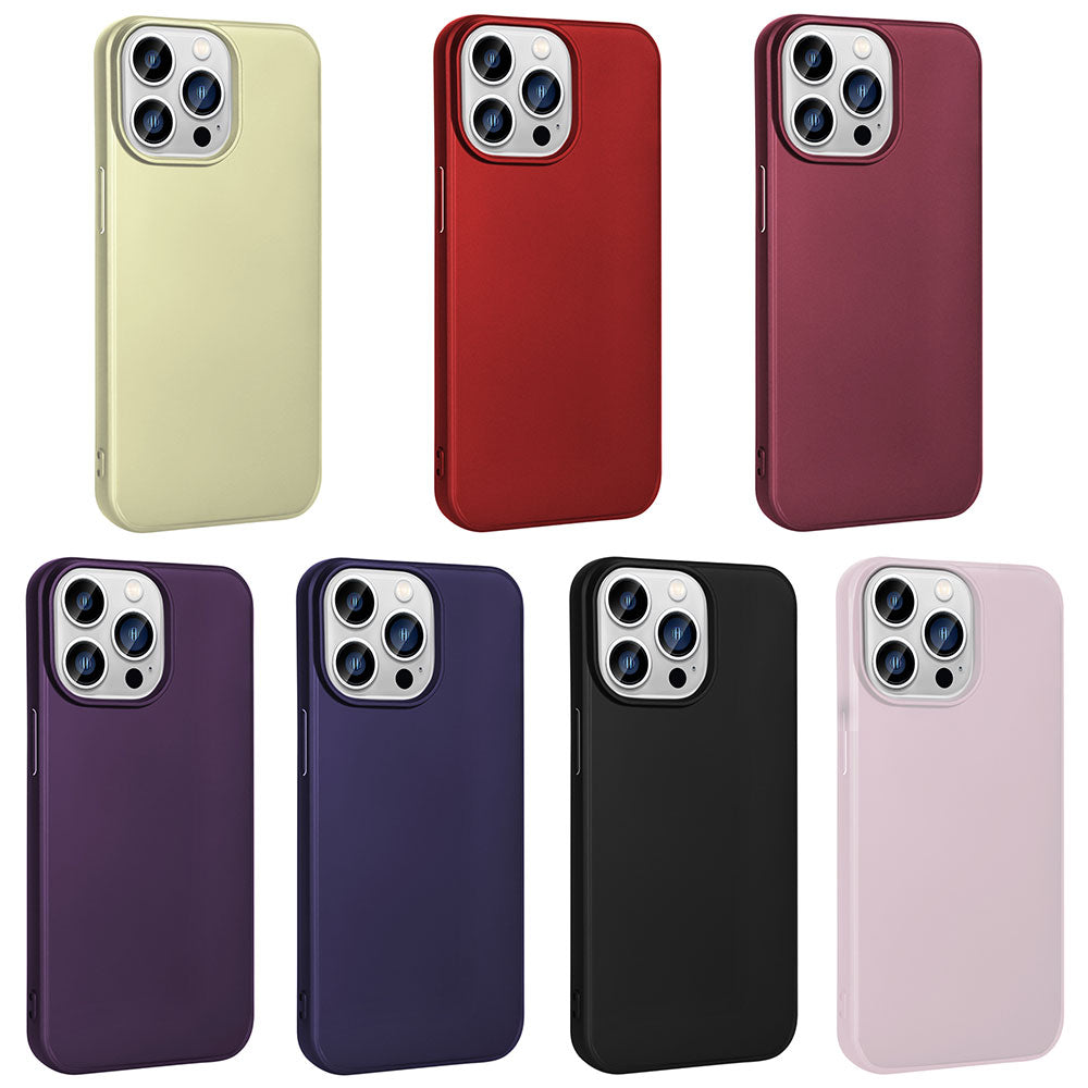 Apple iPhone 15 Pro Kılıf Zore Premier Silikon Kapak Kırmızı