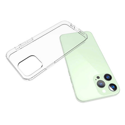 Apple iPhone 15 Pro Kılıf Zore Süper Silikon Kapak Renksiz