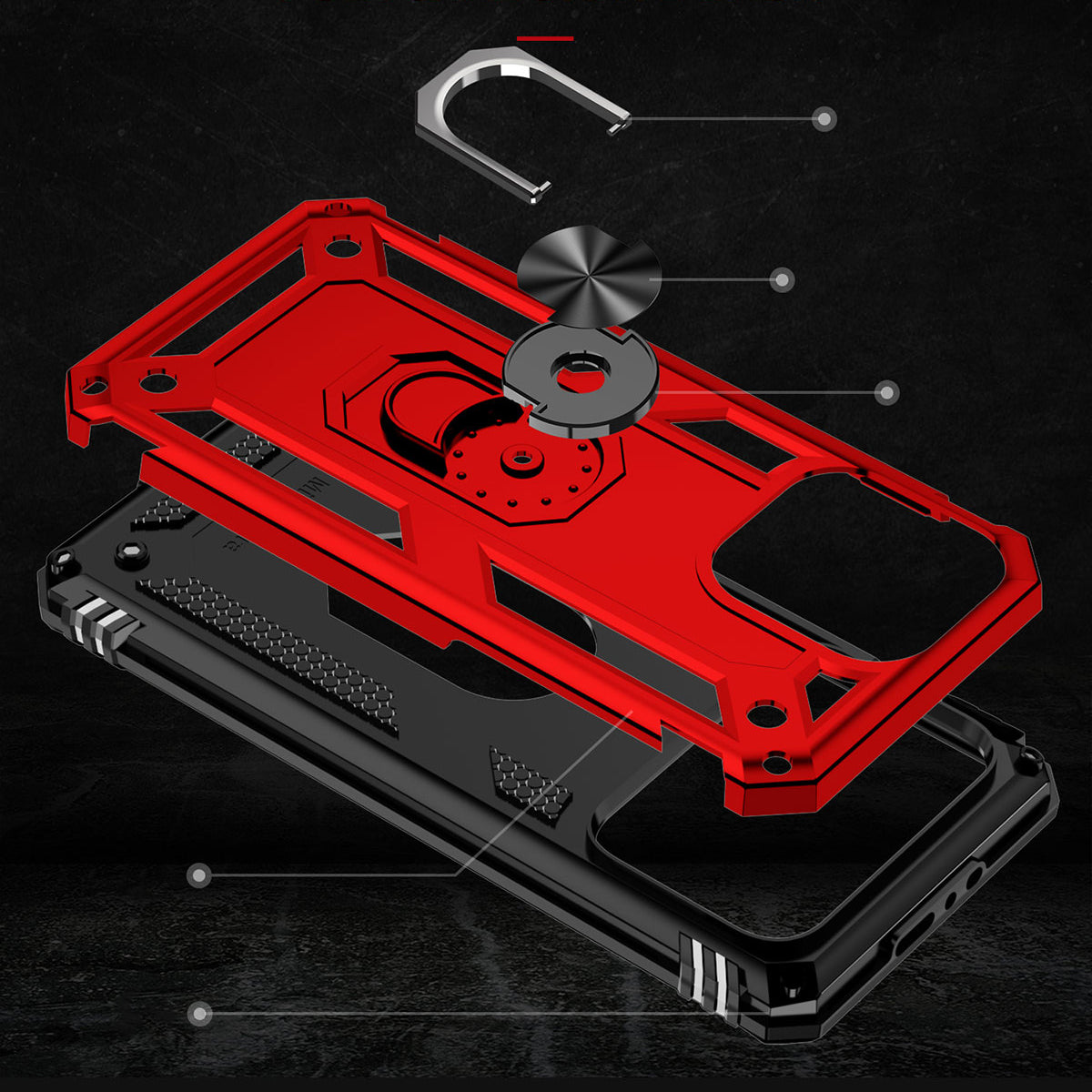 Apple iPhone 15 Pro Kılıf Zore Vega Kapak Mavi