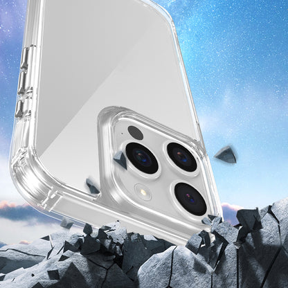 Apple iPhone 15 Pro Max Kılıf Airbagli Takılabilir Askı Aparatlı Zore Snap Silikon Kapak Şeffaf