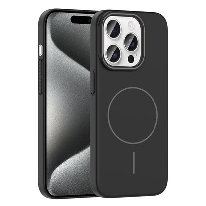 Apple iPhone 15 Pro Max Kılıf Magsafe Şarj Özellikli Zore Ruby Sert Kapak Desert Titanyum