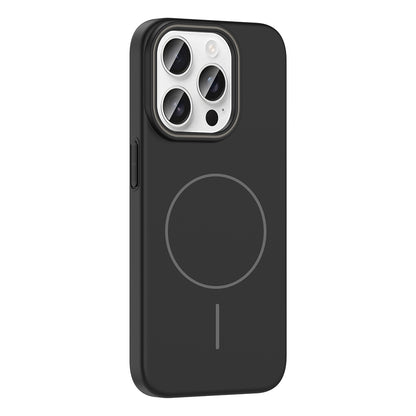 Apple iPhone 15 Pro Max Kılıf Magsafe Şarj Özellikli Zore Ruby Sert Kapak Mürdüm