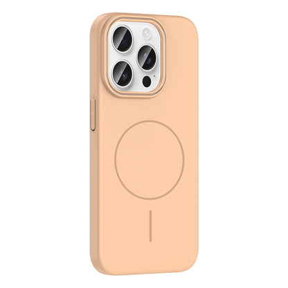 Apple iPhone 15 Pro Max Kılıf Magsafe Şarj Özellikli Zore Ruby Sert Kapak Mürdüm