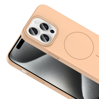 Apple iPhone 15 Pro Max Kılıf Magsafe Şarj Özellikli Zore Ruby Sert Kapak Lacivert