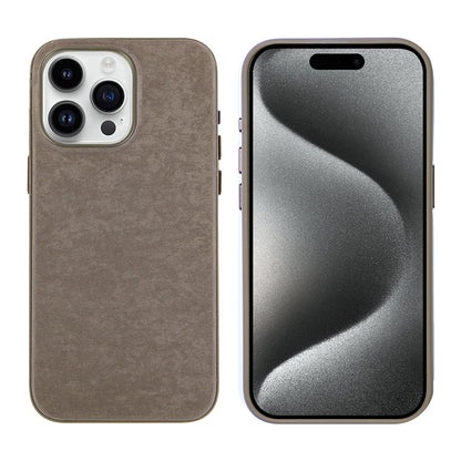 Apple iPhone 15 Pro Max Kılıf Zore Mikro Fiber Mimoza Kapak Siyah