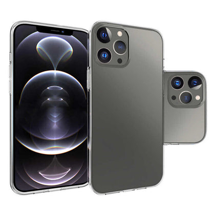 Apple iPhone 15 Pro Max Kılıf Zore Süper Silikon Kapak Renksiz