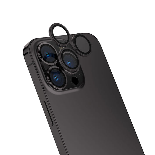 Apple iPhone 15 Pro Max Zore CL-13 Kamera Lens Koruyucu Siyah