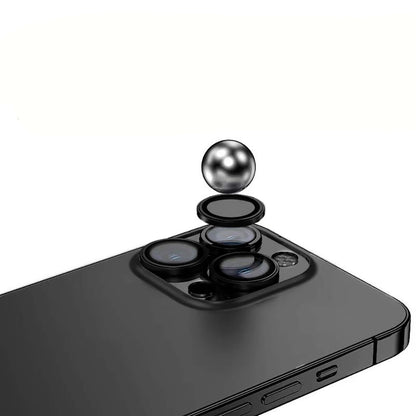 Apple iPhone 15 Pro Max Zore Mikro Kamera Lens Koruyucu Gümüş