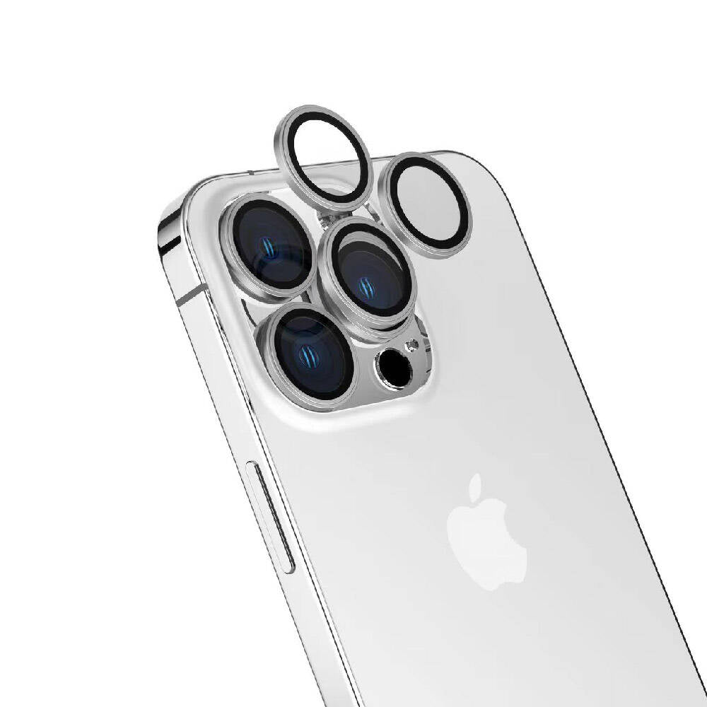Apple iPhone 15 Pro Zore Safir CL-15 Parmak İzi Bırakmayan Anti-Reflective Kamera Lens Koruyucu