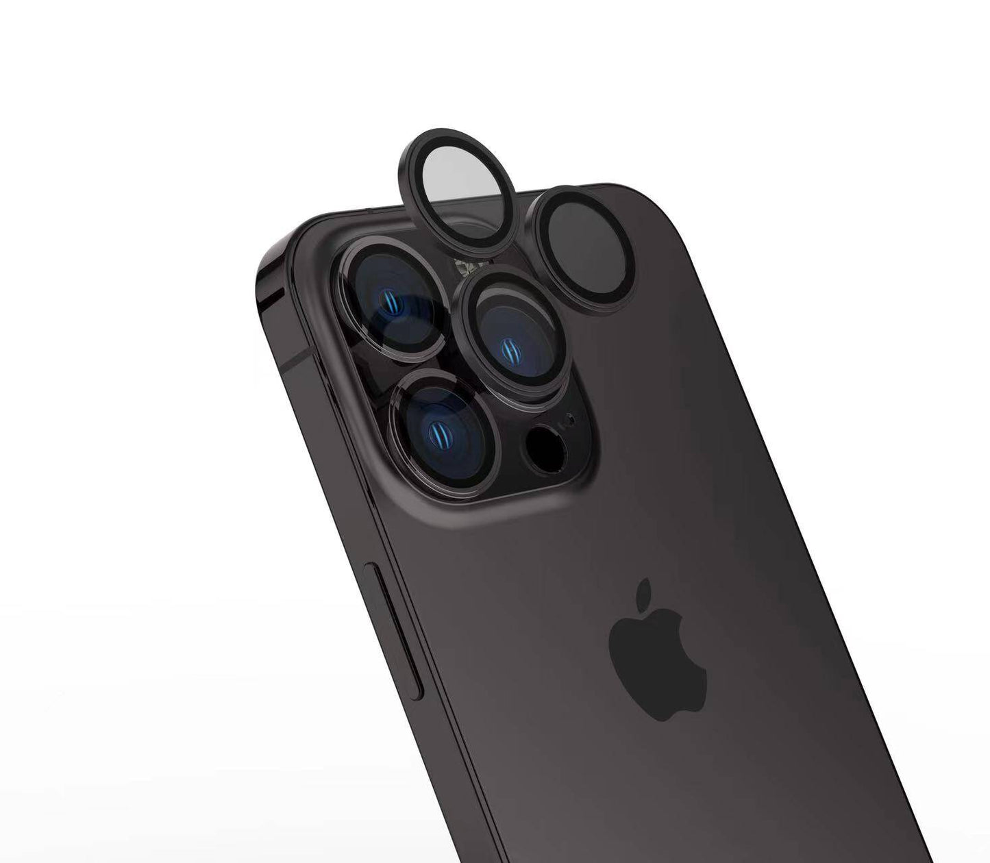 Apple iPhone 15 Pro Zore Safir CL-15 Parmak İzi Bırakmayan Anti-Reflective Kamera Lens Koruyucu
