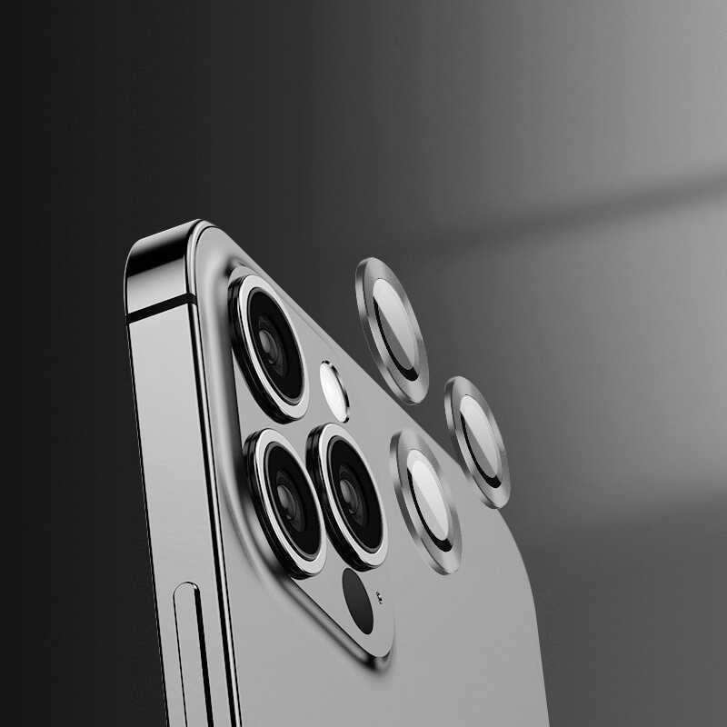 Apple iPhone 15 Zore CL-07 Kamera Lens Koruyucu Siyah