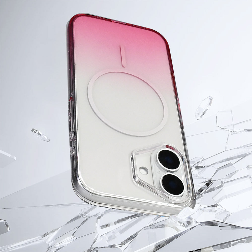 Apple iPhone 16 Kılıf M-Safe Şarj Özellikli Zore Septik Silikon Kapak Turuncu