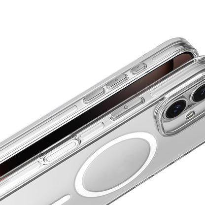 Apple iPhone 16 Kılıf Magsafe Şarj Özellikli Kamera Korumalı Zore Kripto Kapak Şeffaf