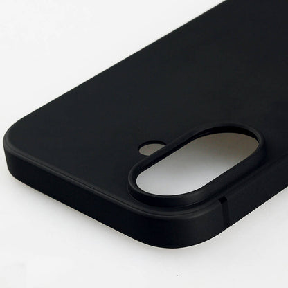 Apple iPhone 16 Kılıf Zore İmax Silikon Siyah