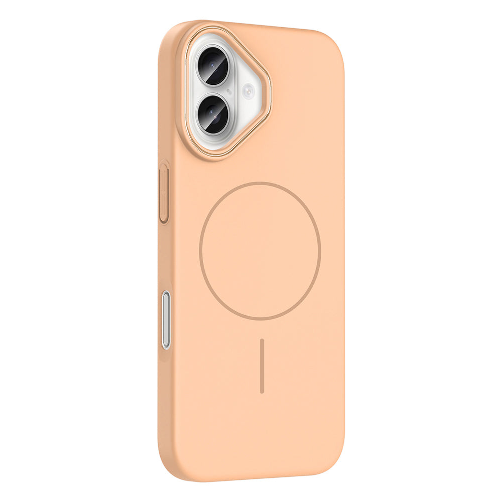 Apple iPhone 16 Plus Kılıf Magsafe Şarj Özellikli Zore Ruby Sert Kapak Lacivert
