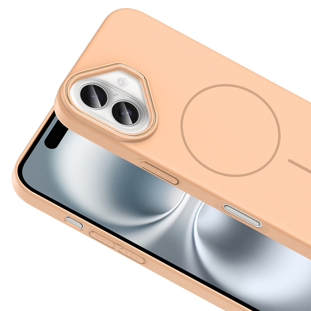 Apple iPhone 16 Plus Kılıf Magsafe Şarj Özellikli Zore Ruby Sert Kapak Lacivert