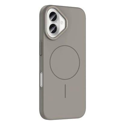 Apple iPhone 16 Plus Kılıf Magsafe Şarj Özellikli Zore Ruby Sert Kapak Mürdüm