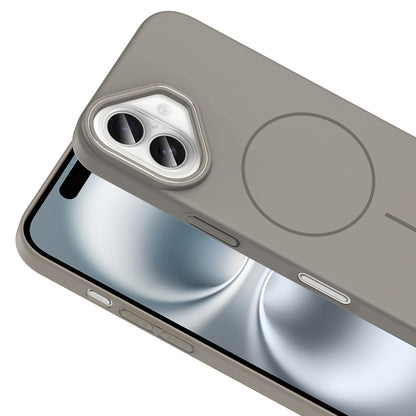 Apple iPhone 16 Plus Kılıf Magsafe Şarj Özellikli Zore Ruby Sert Kapak Lacivert