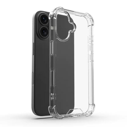 Apple iPhone 16 Plus Kılıf Zore Nitro Anti Shock Silikon Şeffaf
