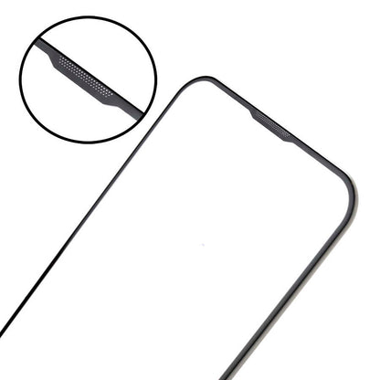 Apple iPhone 16 Plus Zore Rika Premium Temperli Cam Ekran Koruyucu Siyah