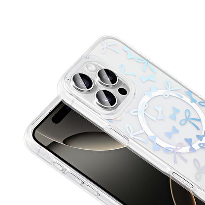 Apple iPhone 16 Pro Kılıf M-Safe Şarj Özellikli Şeffaf Zore Folk Sert Kapak Sevimli Köpek