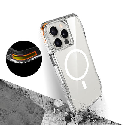 Apple iPhone 16 Pro Kılıf Magsafe Şarj Özellikli Airbagli Şeffaf Zore İncek Kapak Şeffaf