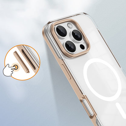 Apple iPhone 16 Pro Kılıf Magsafe Şarj Özellikli Çıkarılabilir Arka Yüzeyli Zore Polar Kapak Siyah