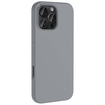 Apple iPhone 16 Pro Kılıf Magsafe Şarj Özellikli Sıvı Teknolojili Silinebilir Sert Zore Kivi Kapak Desert Titanyum