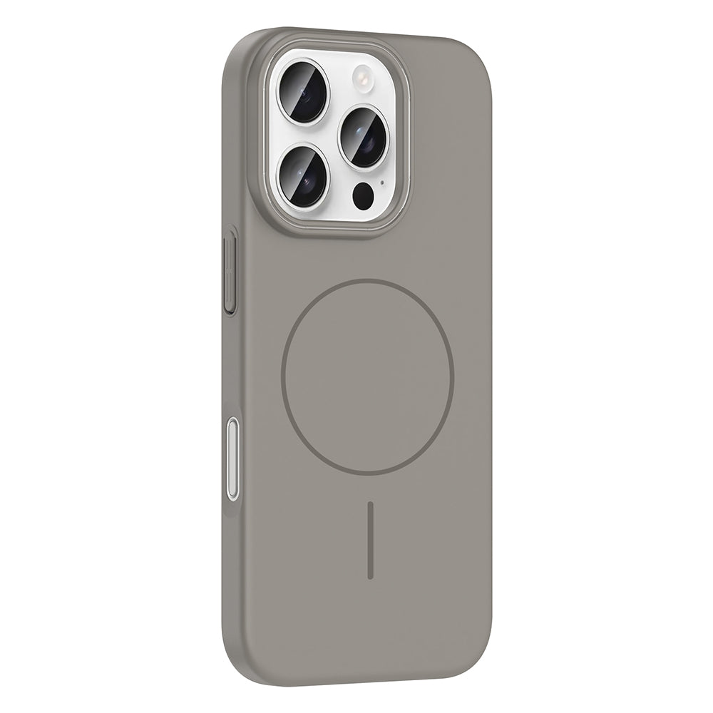 Apple iPhone 16 Pro Kılıf Magsafe Şarj Özellikli Zore Ruby Sert Kapak Lacivert
