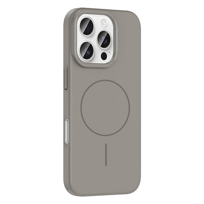 Apple iPhone 16 Pro Kılıf Magsafe Şarj Özellikli Zore Ruby Sert Kapak Lacivert