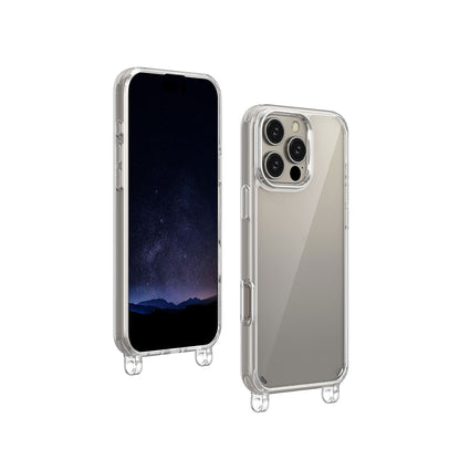 Apple iPhone 16 Pro Kılıf Zore X-Rop Kapak Şeffaf