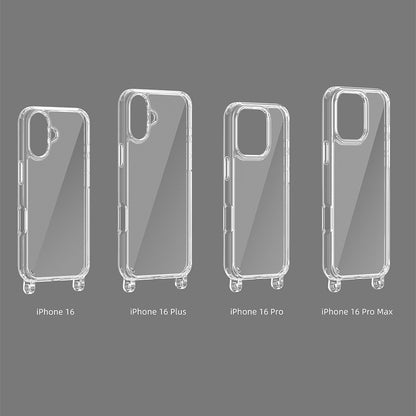 Apple iPhone 16 Pro Kılıf Zore X-Rop Kapak Şeffaf