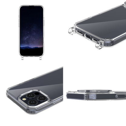 Apple iPhone 16 Pro Kılıf Zore X-Rop Kapak Şeffaf