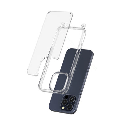 Apple iPhone 16 Pro Kılıf Zore X-Rop Kapak Şeffaf