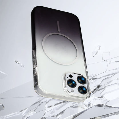 Apple iPhone 16 Pro Max Kılıf M-Safe Şarj Özellikli Zore Septik Silikon Kapak Turuncu