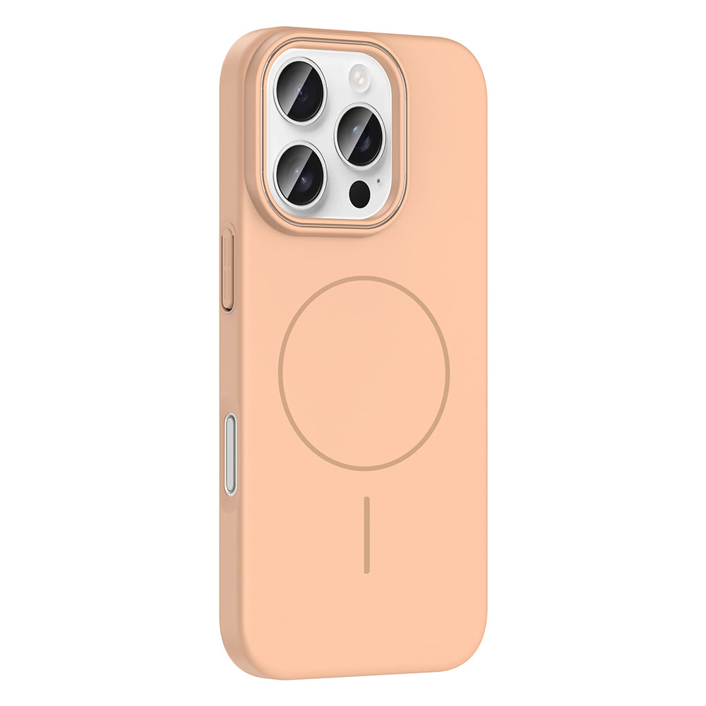 Apple iPhone 16 Pro Max Kılıf Magsafe Şarj Özellikli Zore Ruby Sert Kapak Mürdüm