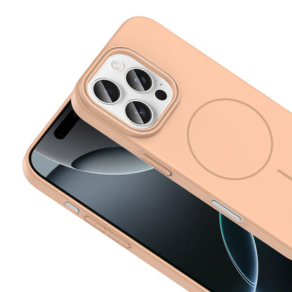 Apple iPhone 16 Pro Max Kılıf Magsafe Şarj Özellikli Zore Ruby Sert Kapak Lacivert