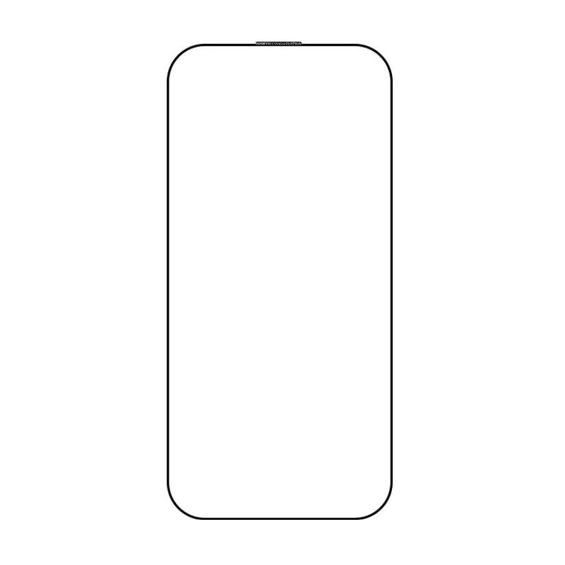 Apple iPhone 16 Pro Max Zore EKS Cam Ekran Koruyucu Siyah