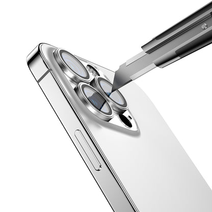 Apple iPhone 16 Pro Max Zore Mikro Kamera Lens Koruyucu Siyah