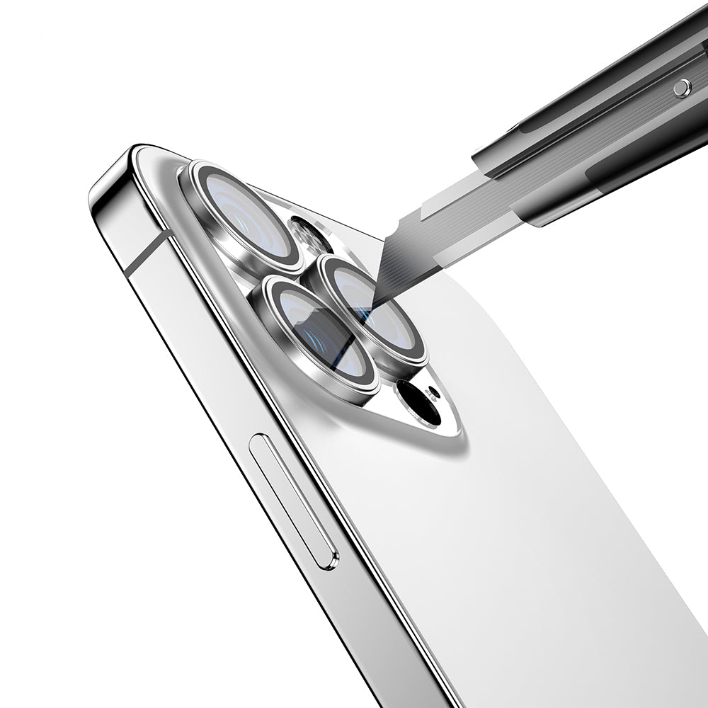 Apple iPhone 16 Pro Zore Mikro Kamera Lens Koruyucu Siyah