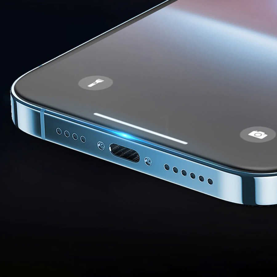Apple iPhone 16E Davin 5D Cam Ekran Koruyucu Siyah