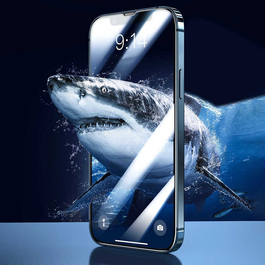 Apple iPhone 16E Davin 5D Cam Ekran Koruyucu Siyah