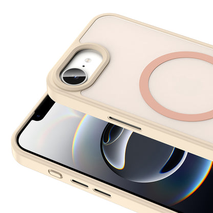 Apple iPhone 16E Kılıf Magsafe Şarj Özellikli Mat Arka Yüzey Zore Sio Kapak Koyu Yeşil