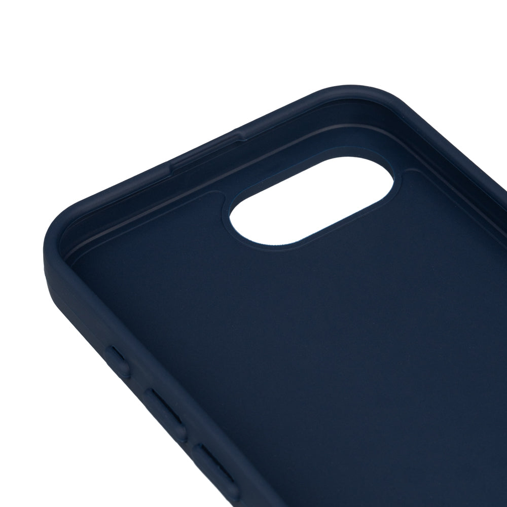 Apple iPhone 16E Kılıf Zore Biye Silikon Mavi