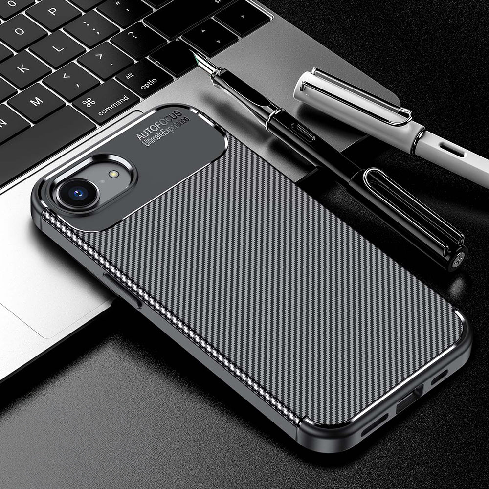 Apple iPhone 16E Kılıf Zore Negro Silikon Kapak Siyah