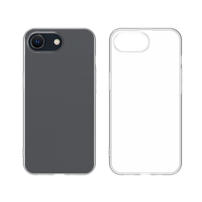 Apple iPhone 16E Kılıf Zore Süper Silikon Kapak Şeffaf