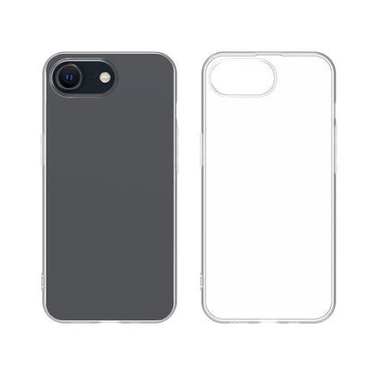 Apple iPhone 16E Kılıf Zore Süper Silikon Kapak Şeffaf