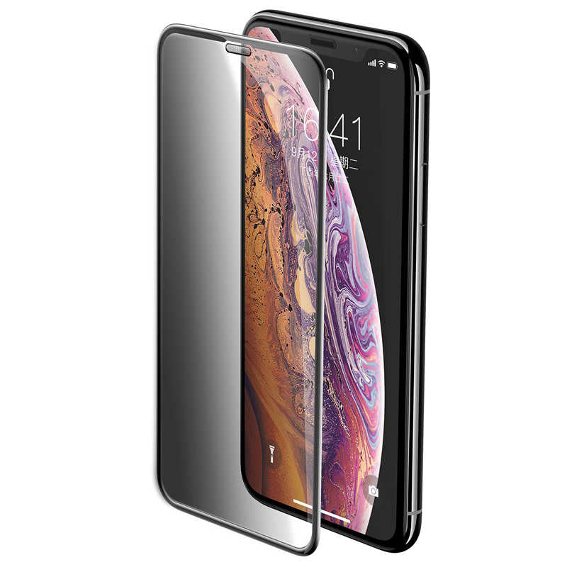 Apple iPhone 16E Zore Anti-Dust Privacy Temperli Ekran Koruyucu Siyah