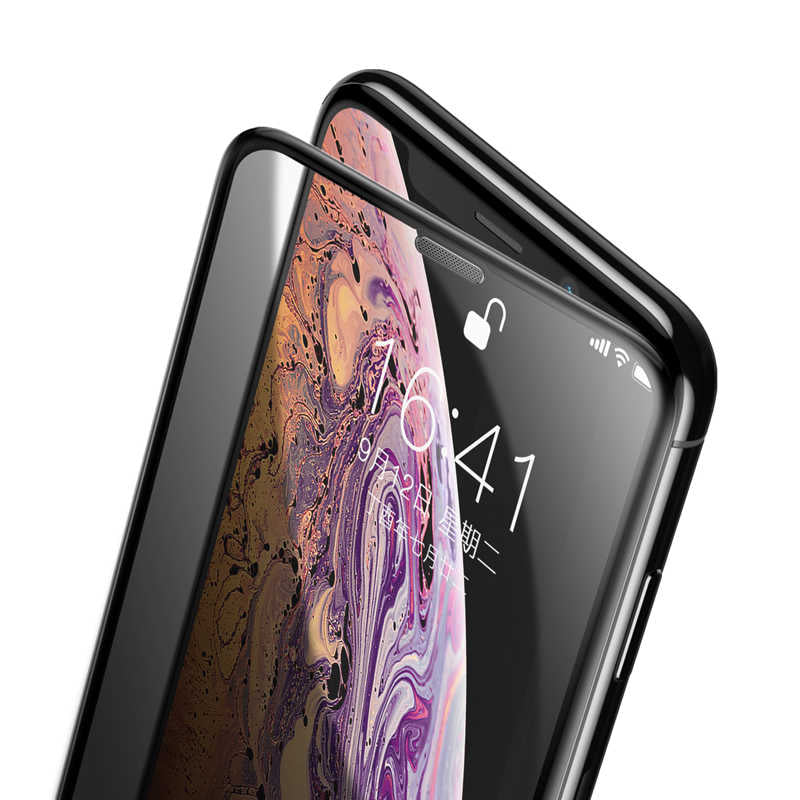 Apple iPhone 16E Zore Anti-Dust Privacy Temperli Ekran Koruyucu Siyah