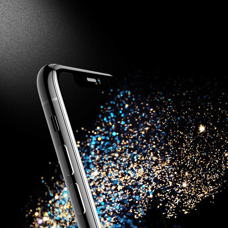Apple iPhone 16E Zore Anti-Dust Privacy Temperli Ekran Koruyucu Siyah